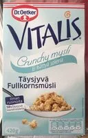 Sokeria ja ravinteita mukana Dr oetker