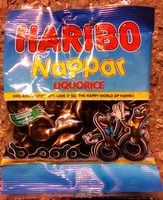 Gula dan nutrisi di dalamnya Haribo lakrids