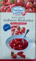 入っている砂糖の量 Rote Grütze Erdbeer-Rhabarber