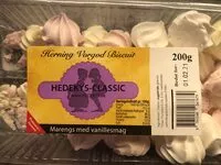 Azúcar y nutrientes en Herning vorgod biscuit