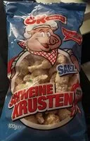 Suhkru kogus sees Schweine Krusten Salz