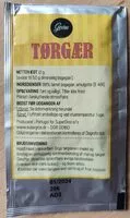 Cantidad de azúcar en Tørgær