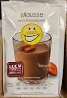 Sokerin määrä sisällä Mousse med Chokoladesmag