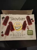 Sokerin määrä sisällä Skovbær