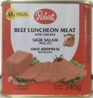 Suhkru kogus sees Beef Luncheon Meat with chicken