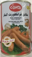 Suhkru kogus sees Beef sausages with chicken