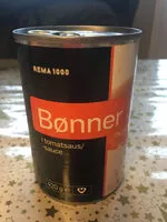 Zuckermenge drin Bønner i tomatsaus