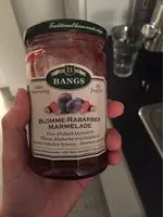 Zuckermenge drin Marmelade blomme-rabarber prune rhubarbe