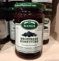 Zuckermenge drin Brombaer Syltetoj / confiture de mûre