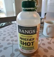 Zuckermenge drin Bangs økologisk ingefær shot