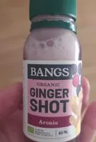 Zuckermenge drin BANGS ORGANIC GINGER SHOT