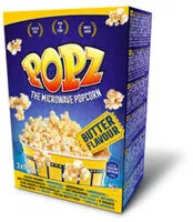 Amount of sugar in POPZ WITH BUTTER