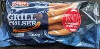 चीनी की मात्रा Grillpølser