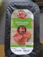 Sokerin määrä sisällä Hvidløget spegepølse