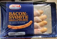 चीनी की मात्रा Baconsvøbte Grillpølser
