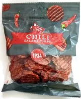Sokerin määrä sisällä Chili Salami Chips