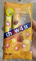 Suhkru kogus sees Fruit Chews