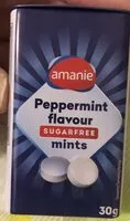 Amount of sugar in Peppermint