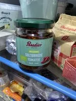 Sokerin määrä sisällä Soltørrede tomater