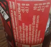 含糖量 Cola