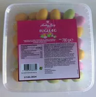 入っている砂糖の量 Fugleæg