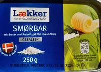 Amount of sugar in Smörbar