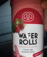 Количество сахара в Wafer rolls strawberry