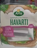 Cantidad de azúcar en Queso Lonchas Havarti