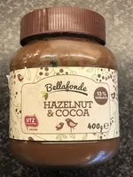 चीनी की मात्रा Hazelnut and cocoa spread