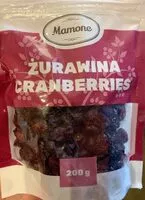 Suhkru kogus sees Zurawina Cranberries