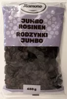 Suhkru kogus sees Jumbo Rosinen Rodzynki Jumbo