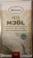 Sokerin määrä sisällä Mamone Vetemjöl