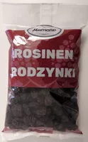 Suhkru kogus sees Rosinen Rodzynki