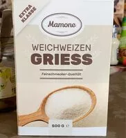 Amount of sugar in Weichweizen griess