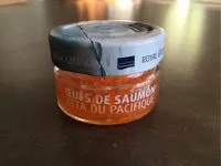 入っている砂糖の量 Oeuf de saumon Keta du Pacifique