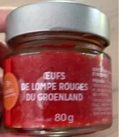 Jumlah gula yang masuk Oeufs de lompe rouge du groenland