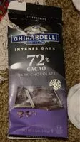 Sokerin määrä sisällä GHIRARDELLI chocolate 70% dark chocolate