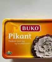 Cantidad de azúcar en Flødeost med løg….