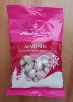 入っている砂糖の量 Alomonds Sugar coated milk chocolate
