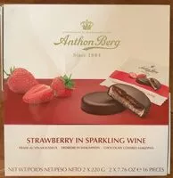 入っている砂糖の量 Strawberry in sparkling wine