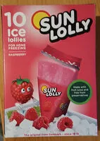 Suhkru kogus sees SUN LOLLY