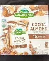 含糖量 Cascadian Farm Organic Cocoa Almond Protein Granola