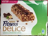 Cantidad de azúcar en Barre de céréales Fitness Delice Choco Noisette