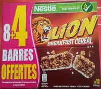 Количество сахара в LION Barre de Céréales 8 x 25g + 4 barres offertes