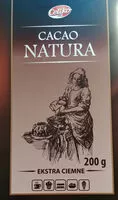 Suhkur ja toitained sees Cacao natura