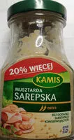Quantité de sucre dans Musztarda Sarepska