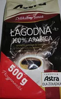 Cantidad de azúcar en Kawa łagodna Astra 100% Arabica