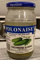 Cantidad de azúcar en cucumbers in brine