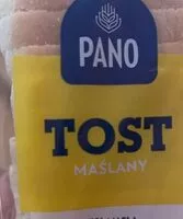 Amount of sugar in Tost  maślany
