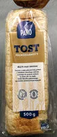 Amount of sugar in Tost pełnoziarnisty